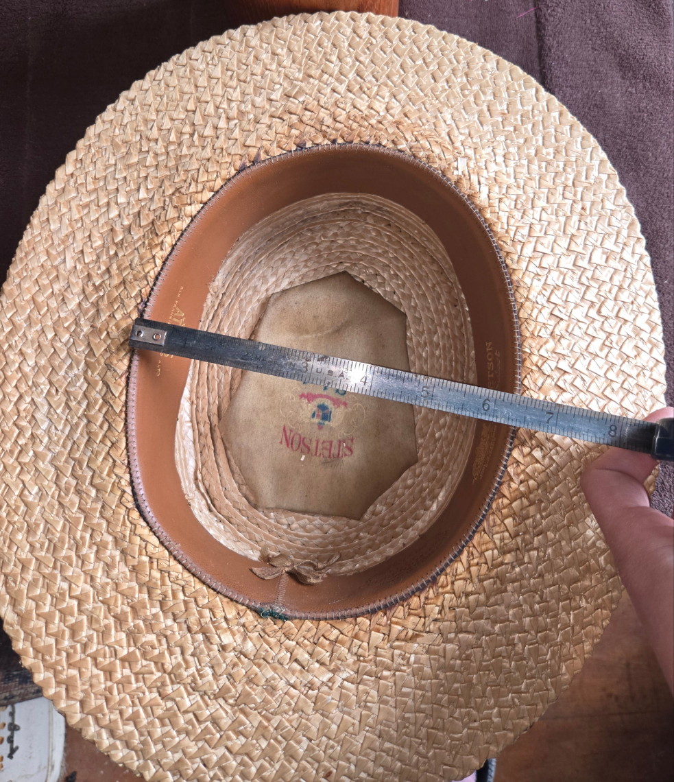 1929 Stetson Boater Hat