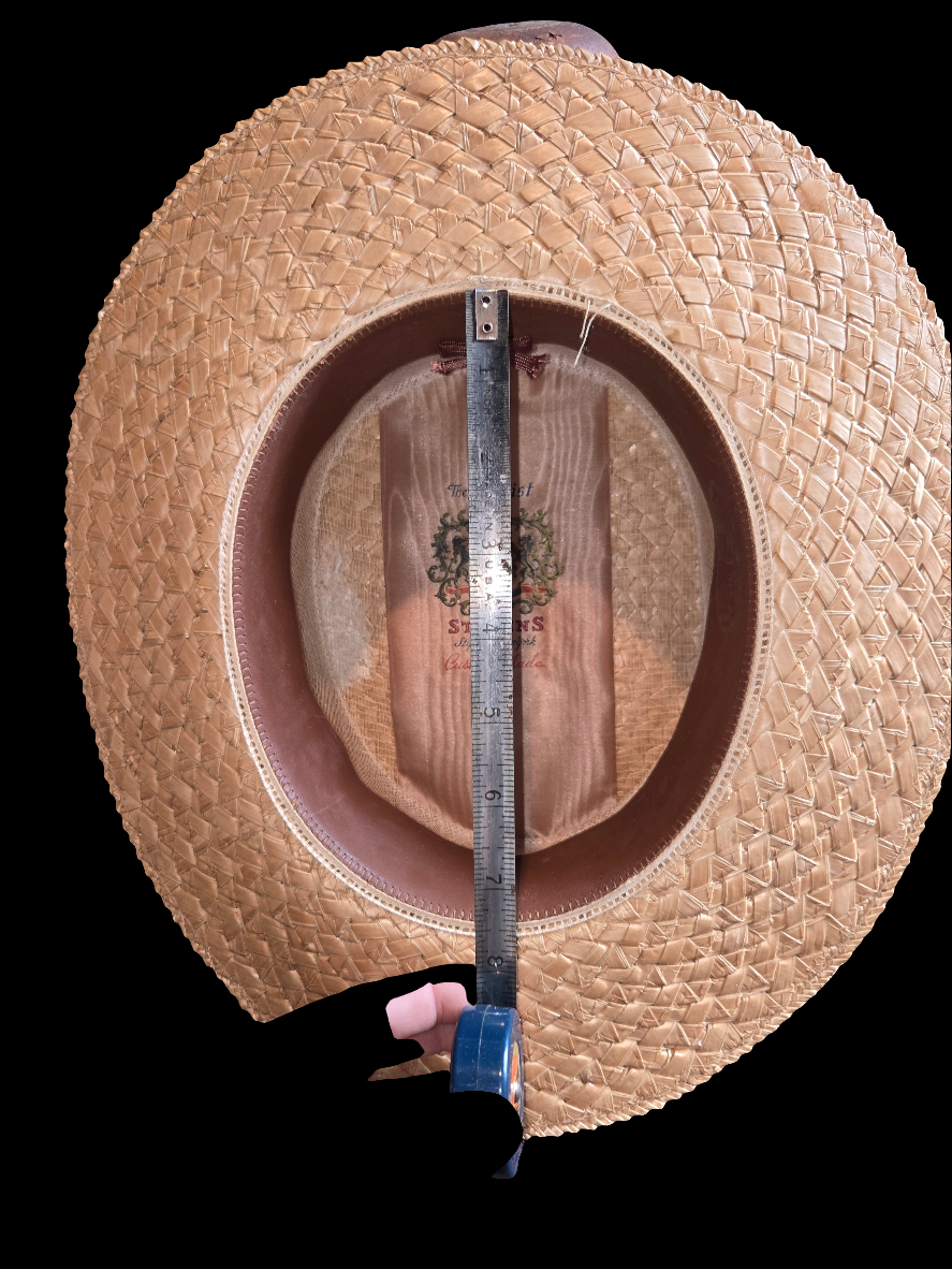 Stevens The Royalist Straw Boater Hat