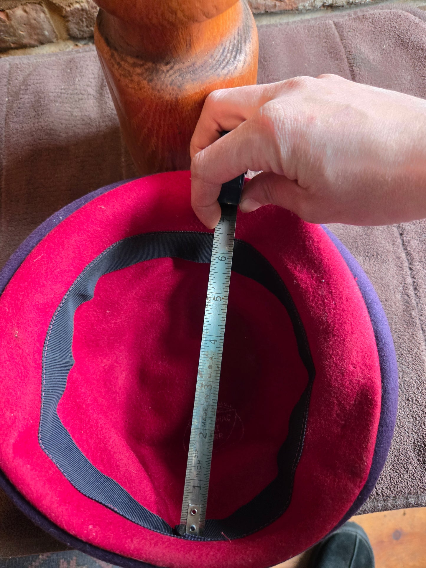 1950s felt hat