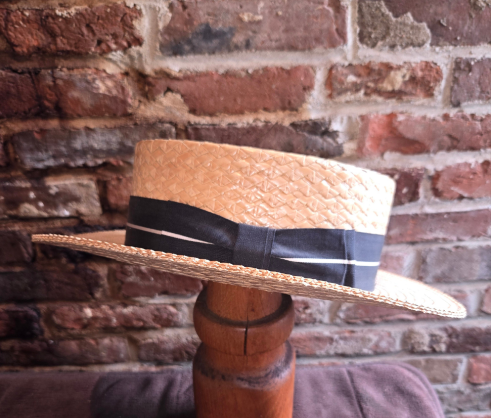 Stevens The Royalist Straw Boater Hat