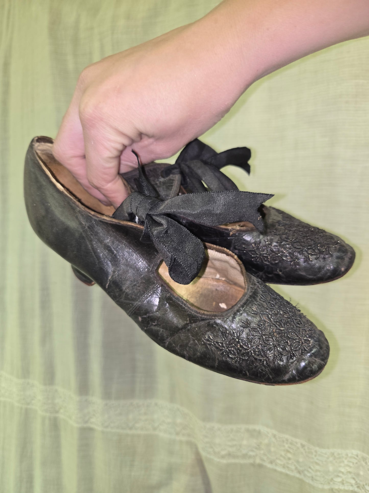 Antique T.E. Moseley Co. Boston shoes