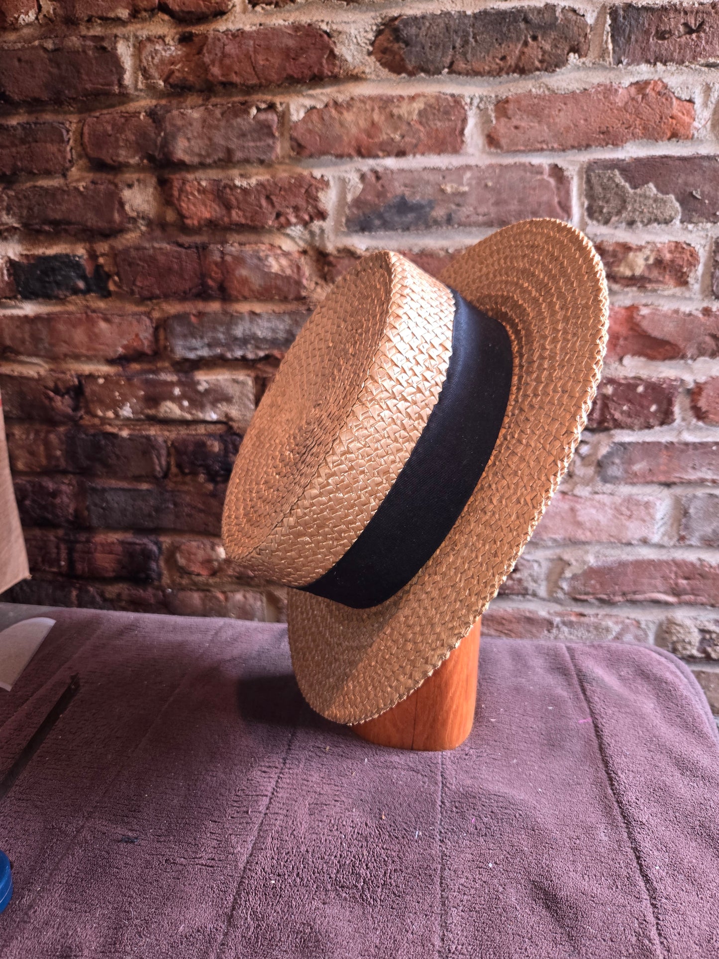 1929 Stetson Boater Hat