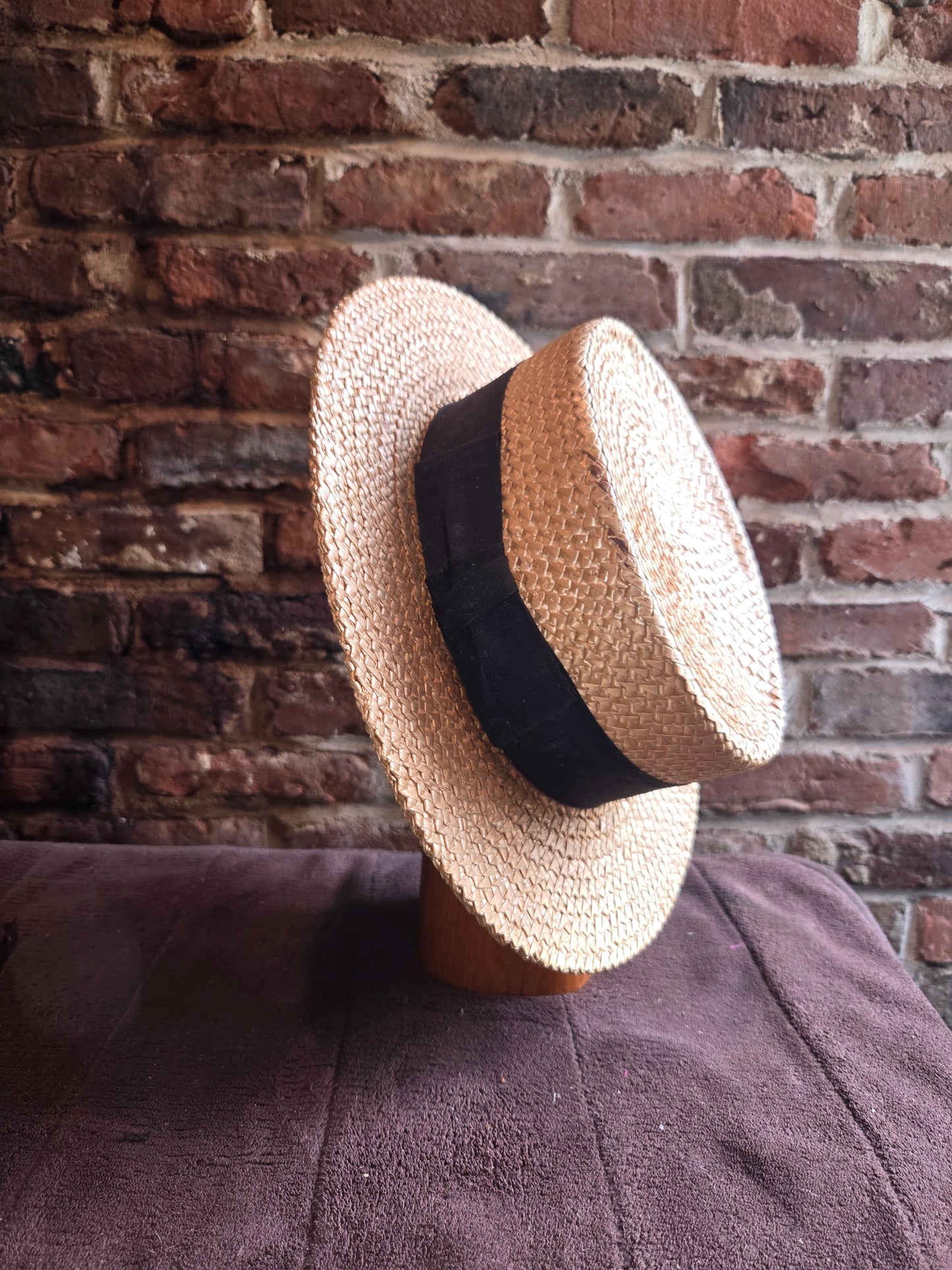 1929 Stetson Boater Hat