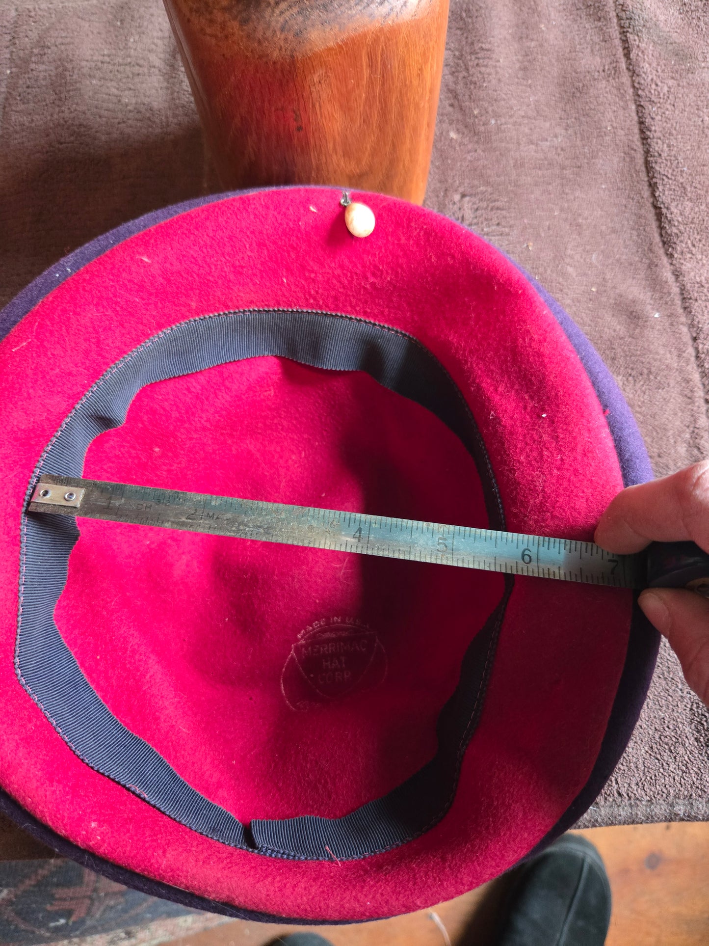 1950s felt hat