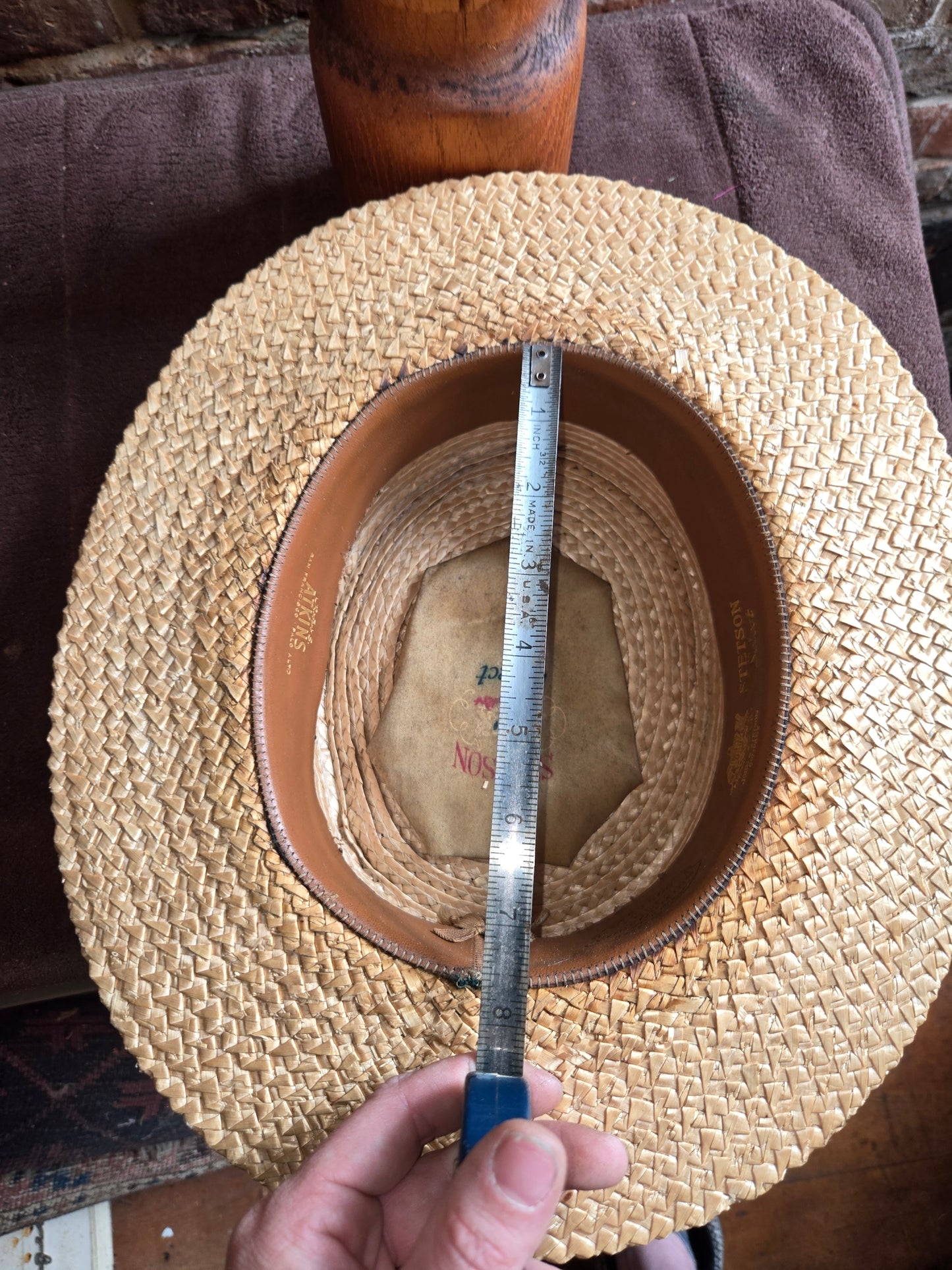 1929 Stetson Boater Hat