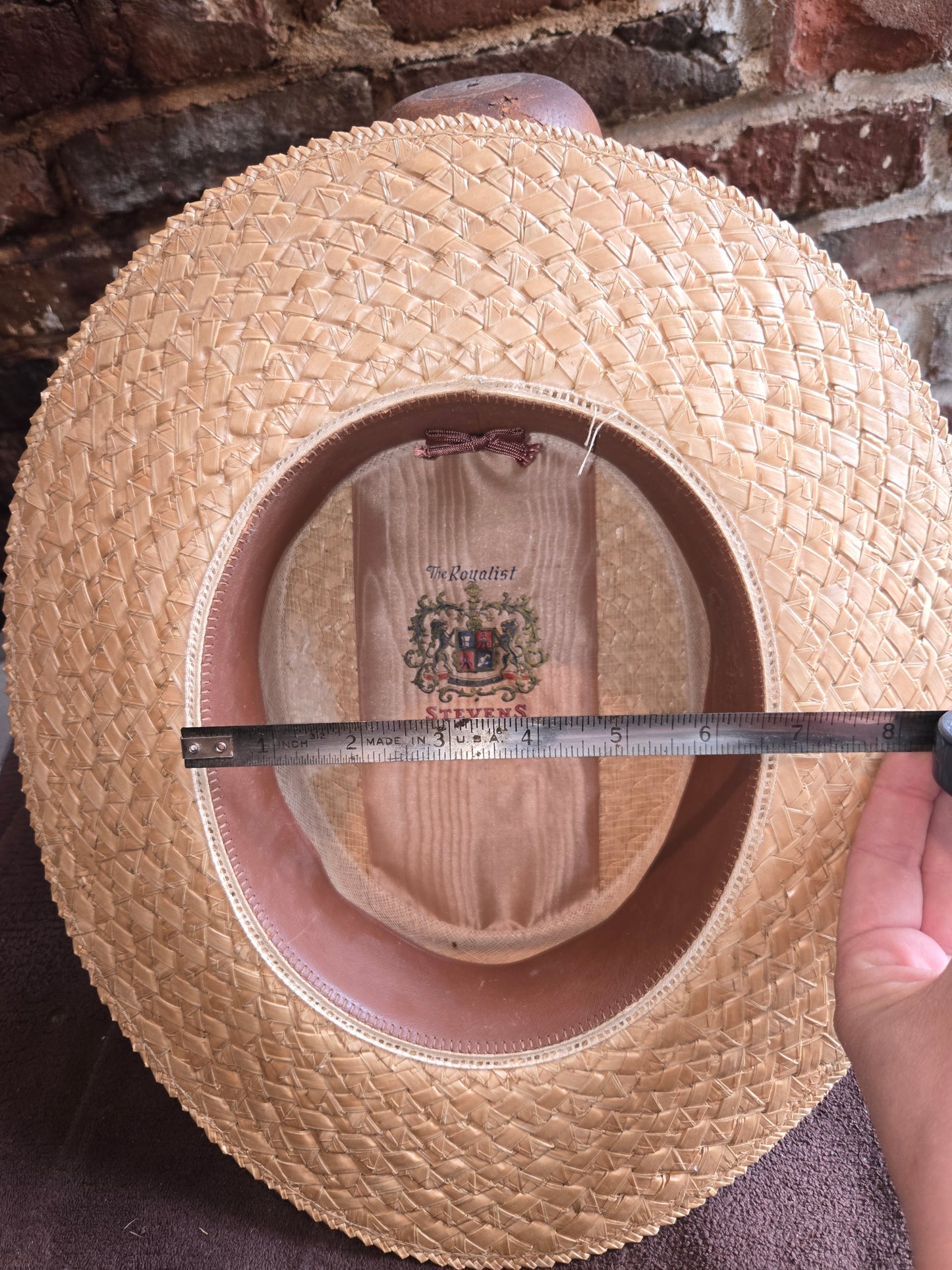 Stevens The Royalist Straw Boater Hat